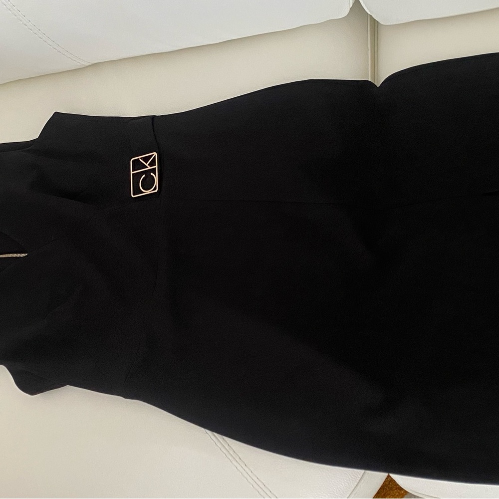 Calvin Klein Black Midi Dress